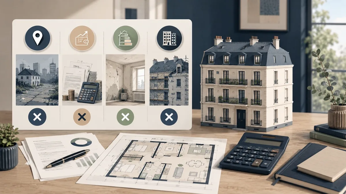 Erreurs à éviter avant un premier investissement locatif